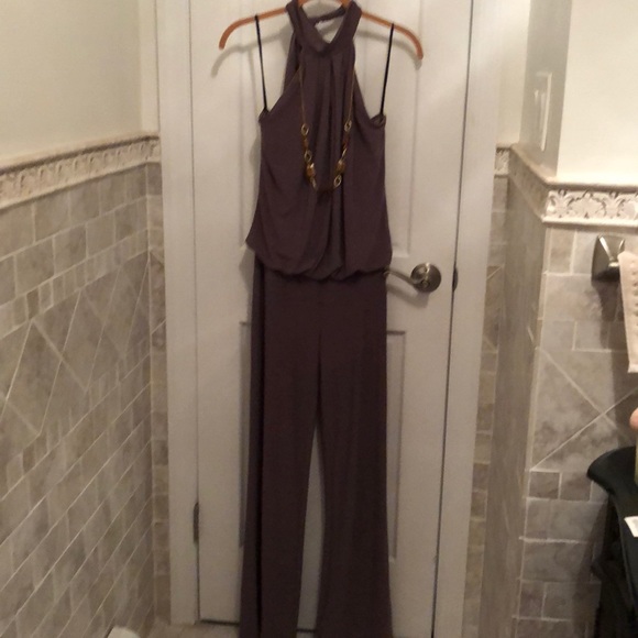 voila Pants - Voila sexy halter jumpsuit mocha s juniors new